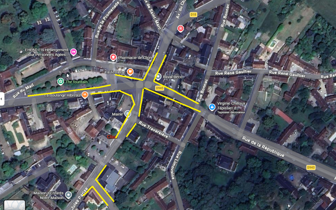 Travaux de marquage au sol Lundi 13 avril 2026