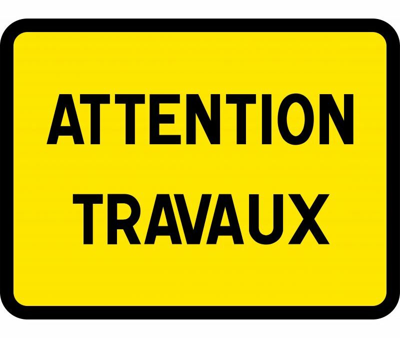 Travaux rue Nationale