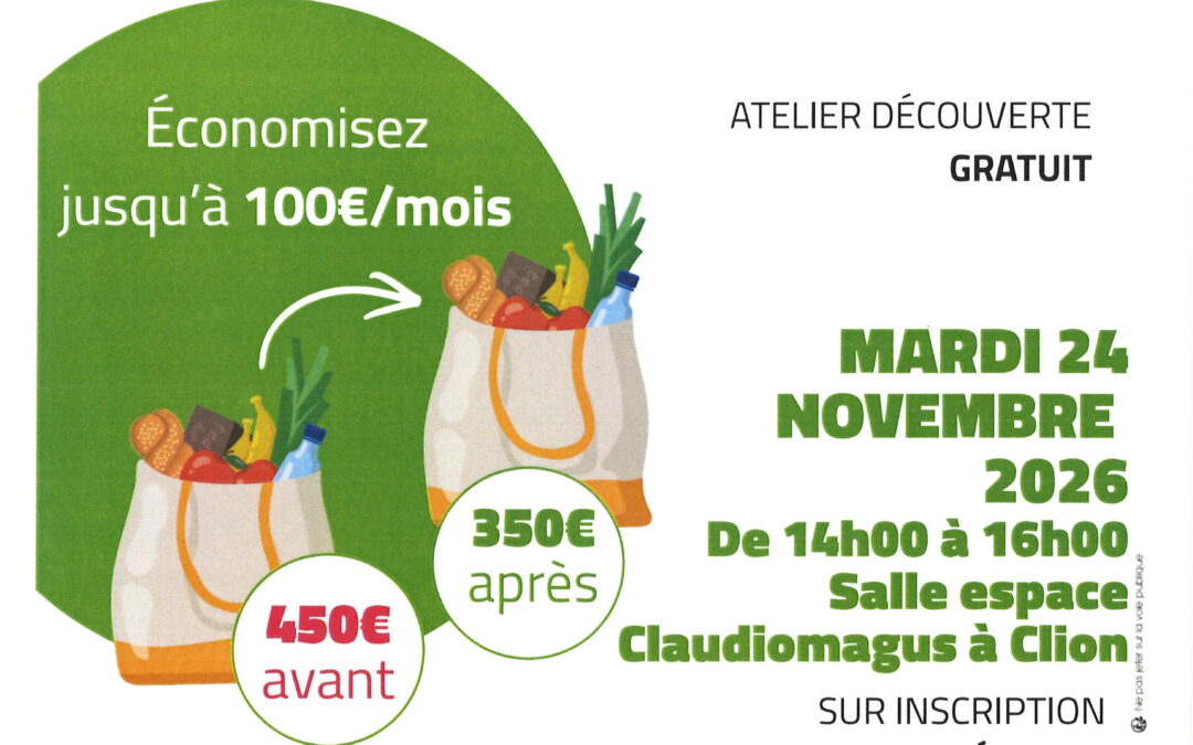 Atelier découverte : et si consommer autrement allégeait aussi votre budget ?